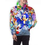 Cartoon Games Sonic Mania Hoodie - 3D Print Colorful Unisex Pullover Hoodie