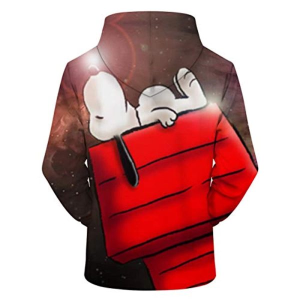 Cartoon Snoopy Hoodies - Teens 3D Long Sleeves Pullover Sweatshirt