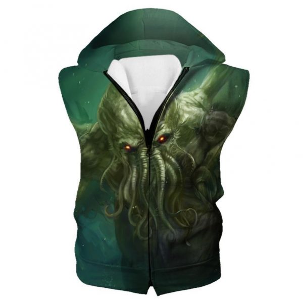 Charging Cthulhu Hoodies - Pullover Nerd Gaming Cthulhu Hoodie
