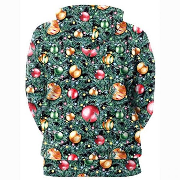 Christmas Hoodies - 3D Print Christmas Colorful Ball Pullover Hoodie