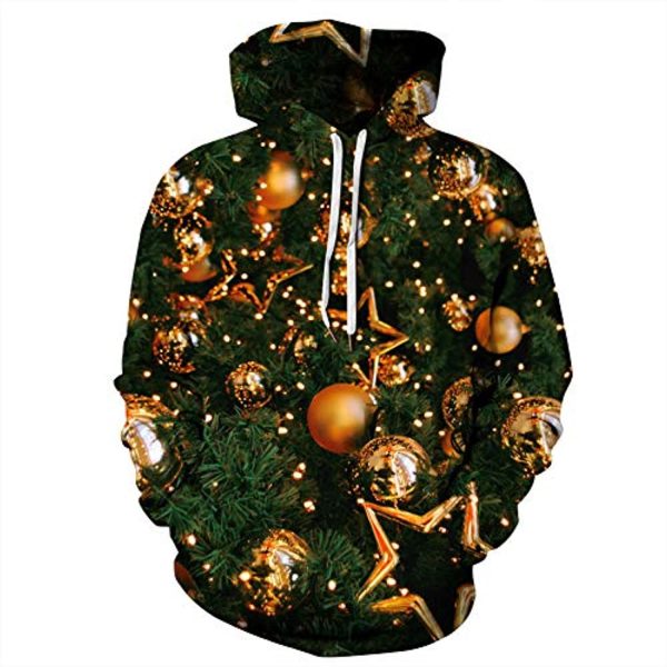 Christmas Hoodies - Christmas Bell Tree Funny Pullover Hoodie