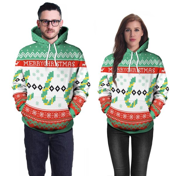 Christmas Hoodies - Christmas Cheerful Multi-Color 3D Hoodie