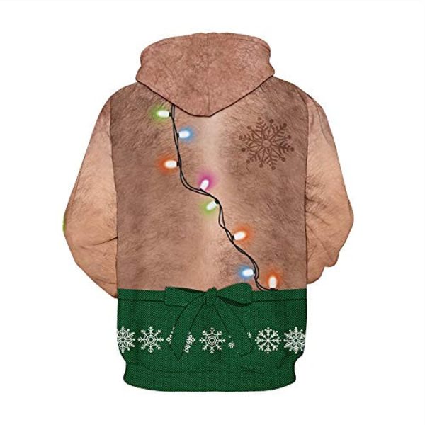 Christmas Hoodies -  Christmas Sock Funny Cat Pullover Hoodie