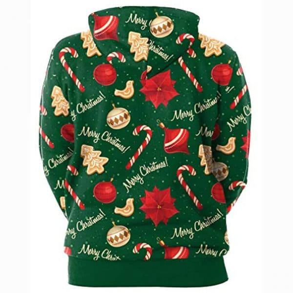 Christmas Hoodies - Funny 3D Print Christmas Candies Pullover Hoodie