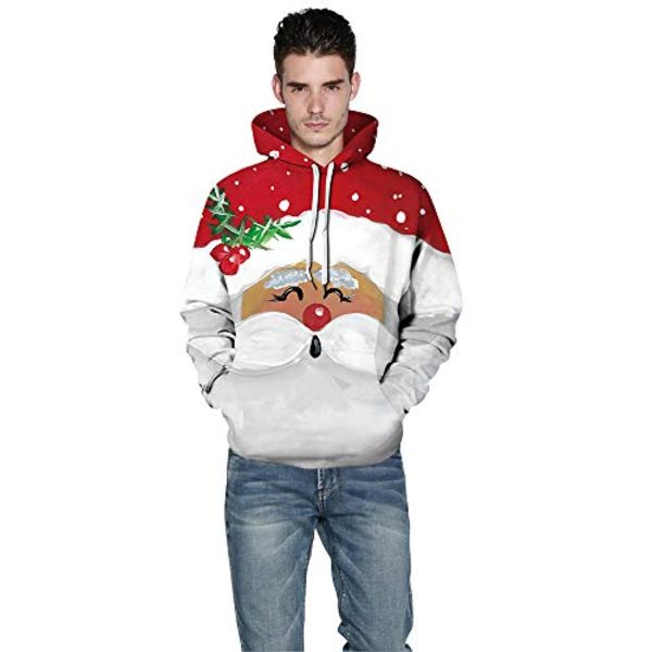 Christmas Hoodies - Funny Santa Pullover Hoodies