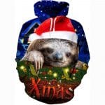 Christmas Hoodies - Funny Sloth Animal Hoodies