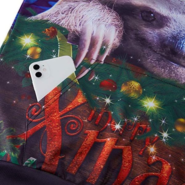 Christmas Hoodies - Funny Sloth Animal Hoodies