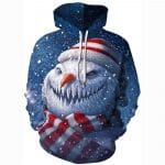Christmas Hoodies - Funny Snowman Pullover Hoodie