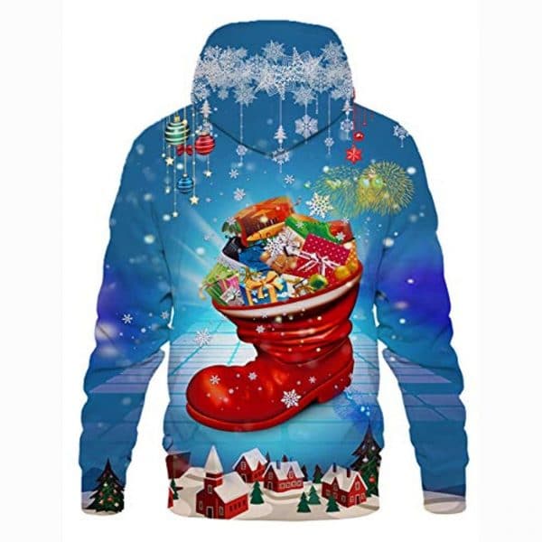 Christmas Hoodies - Red Shoe Christmas Candies Pullover Hoodie