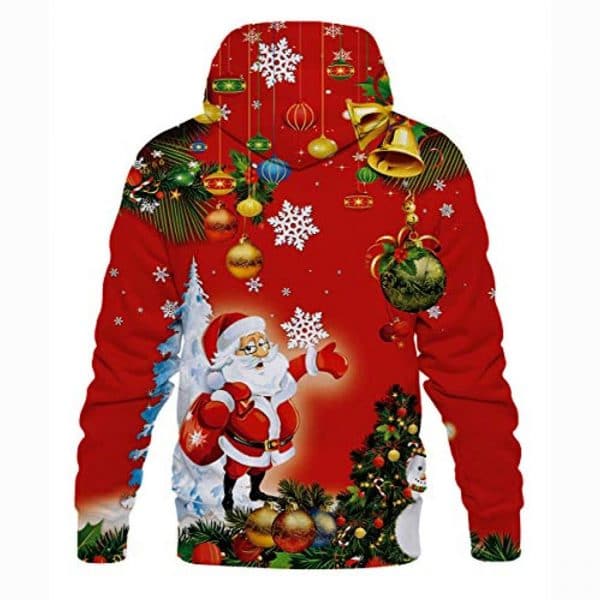 Christmas Hoodies - Santa Christmas Bell Ball Pullover Hoodie