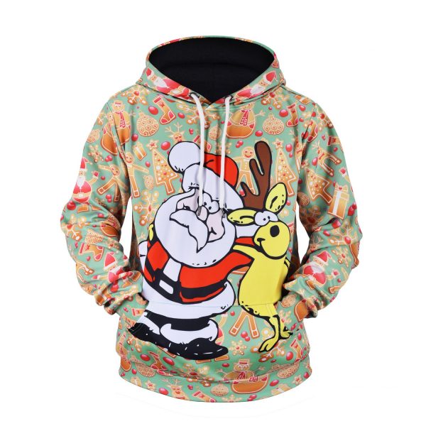 Christmas Hoodies - Santa Claus Icon Super Cute 3D Hoodie