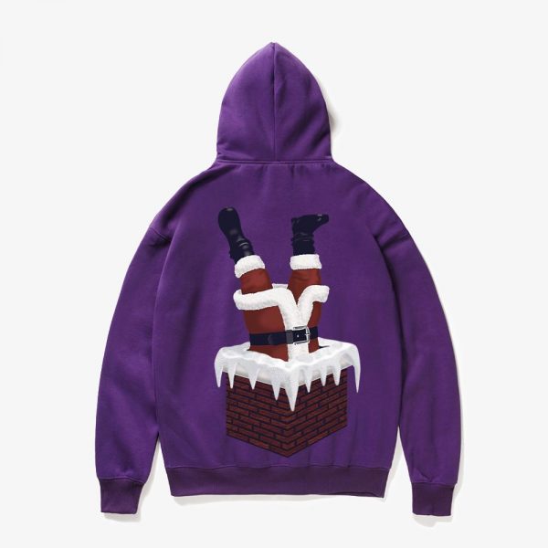 Christmas Hoodies - Super Funny Happy Naughty Santa Claus Icon 3D Fleece Hoodie