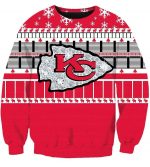 Christmas Kansas City Chiefs Sweatshirts - Red Sweatshirt