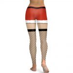 Christmas Leggings - Women 3D Xmas Theme Mesh Legging
