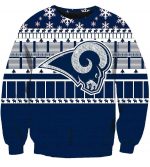 Christmas Los Angeles Rams Sweatshirts - Blue Sweatshirt