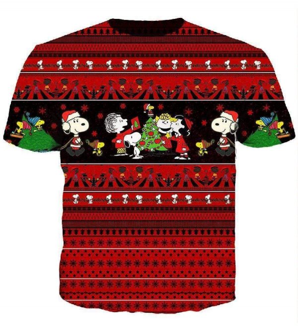Christmas Snoopy Peanuts Hoodies - Pullover Red Hoodie