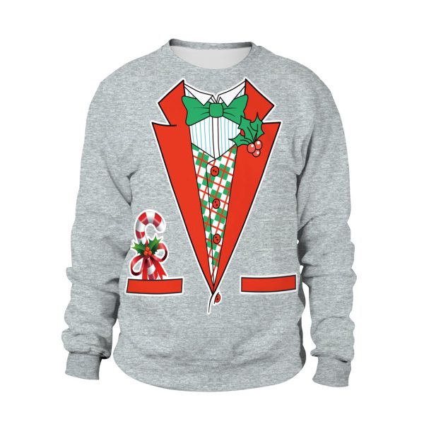 Christmas Sweaters - Christmas Cheerful Candy 3D Crew Neck Sweatshirt