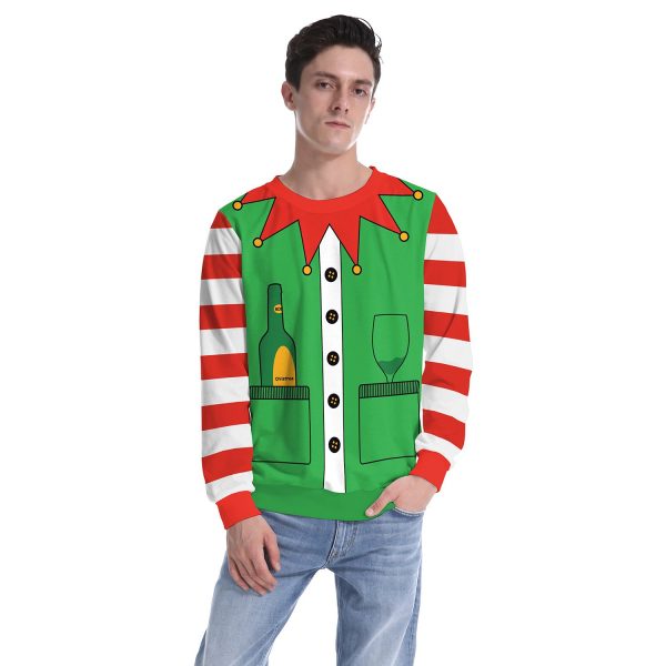 Christmas Sweatshirts - Christmas Clown Cosplay Icon Super Cute 3D Sweatshirt
