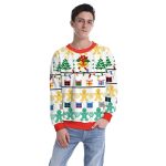 Christmas Sweatshirts - Christmas Funny Cartoon Characters Icon 3D Sweatshirt