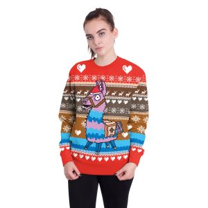 Christmas Sweatshirts - Christmas Rainbow Horse Icon Cute 3D Sweatshirt