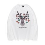 Christmas Sweatshirts - Christmas Reindeer Icon Super Cool Solid Color 3D Sweatshirt