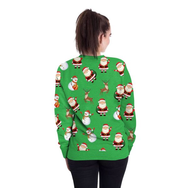 Christmas Sweatshirts - Christmas Socks Candy Icon Cute 3D Sweatshirt