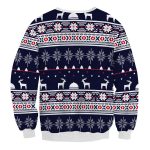 Christmas Sweatshirts - Christmas Suit Stripe Icon Cool 3D Sweatshirt
