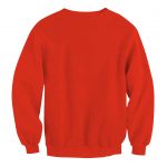 Christmas Sweatshirts - Christmas Tree Icon 3D Red Sweatshirt