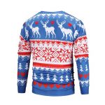 Christmas Sweatshirts - Cool Christmas Pet Dog Striped Pattern 3D Sweatshirt