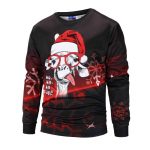 Christmas Sweatshirts - Cool Christmas Snowflake Deer Icon 3D Sweatshirt