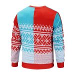 Christmas Sweatshirts - Cool Christmas Snowflake Striped Pattern Icon 3D Sweatshirt