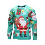 Christmas Sweatshirts - Cute Cartoon Style Santa Icon 3D Sweatshirt