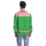 Christmas Sweatshirts - Cute Christmas Deer Icon Green 3D Sweatshirt