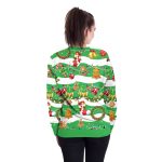 Christmas Sweatshirts - Green Christmas Bell Icon Super Cute 3D Sweatshirt