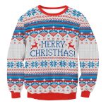 Christmas Sweatshirts - Merry Christmas Icon Super Cute 3D Sweatshirt