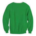 Christmas Sweatshirts -Santa Claus Cosplay Green 3D Sweatshirt