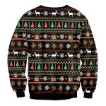 Christmas Sweatshirts - Santa Claus Stripe Icon Super Cute 3D Sweatshirt