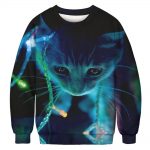 Christmas Sweatshirts - Super Cute Christmas Cat Icon 3D Sweatshirt