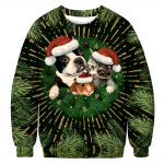 Christmas Sweatshirts - Super Cute Christmas Pet Icon 3D Sweatshirt