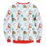 Christmas Sweatshirts - Super Cute Santa Claus and Snowman Icon 3D Sweatshirt