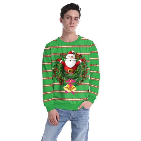 Christmas Sweatshirts - Super Cute Santa Claus Cartoon Style Icon 3D Sweatshirt