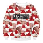 Christmas Sweatshirts - Super Funny Happy Christmas Icon Cute 3D Sweatshirt