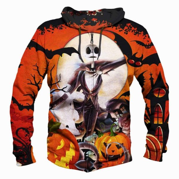 Christmas  The Nightmare Before Hoodies - Pullover Yellow Hoodie