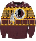 Christmas Washington Redskins Sweatshirts - Red Sweatshirt