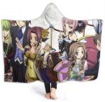 Code Geass Fleece Flannel Warm Throw Winter Hooded Blanket