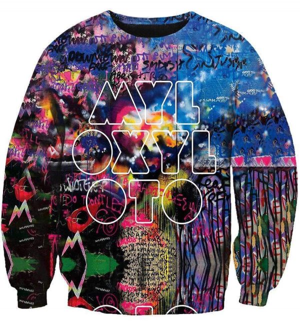 Coldplay Hoodies - Pullover Colorful Hoodie