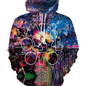 Coldplay Hoodies - Pullover Colorful Hoodie