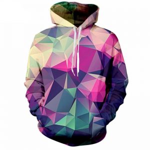 Colourful Triangles Hoodie