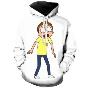 Confused Morty | Rick and Morty 3D Printed Unisex Hoodies