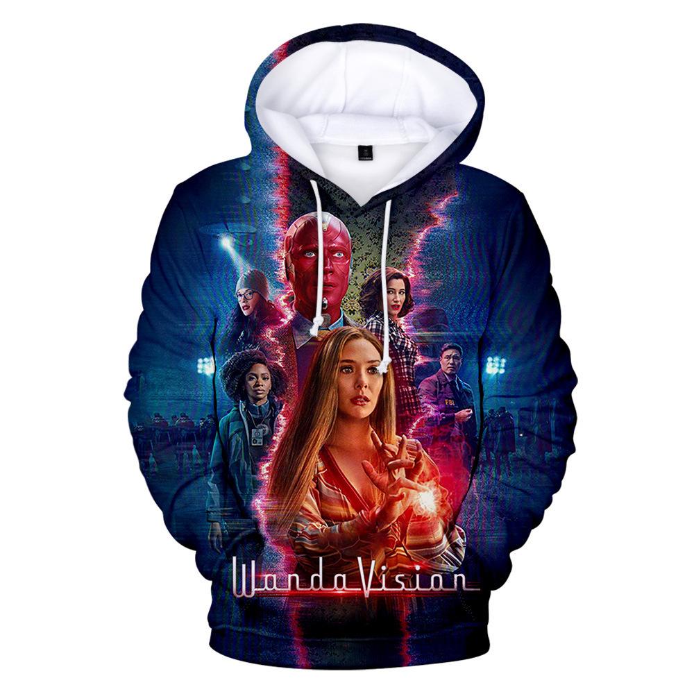 Copy of Fashion 3D Printed Wanda Vision Hoodie Sweatshirts